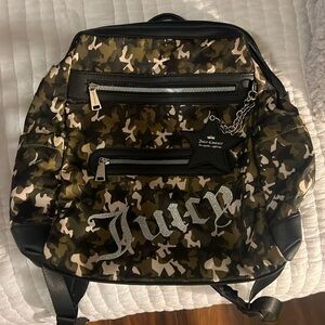 Juicy couture camo backpack
